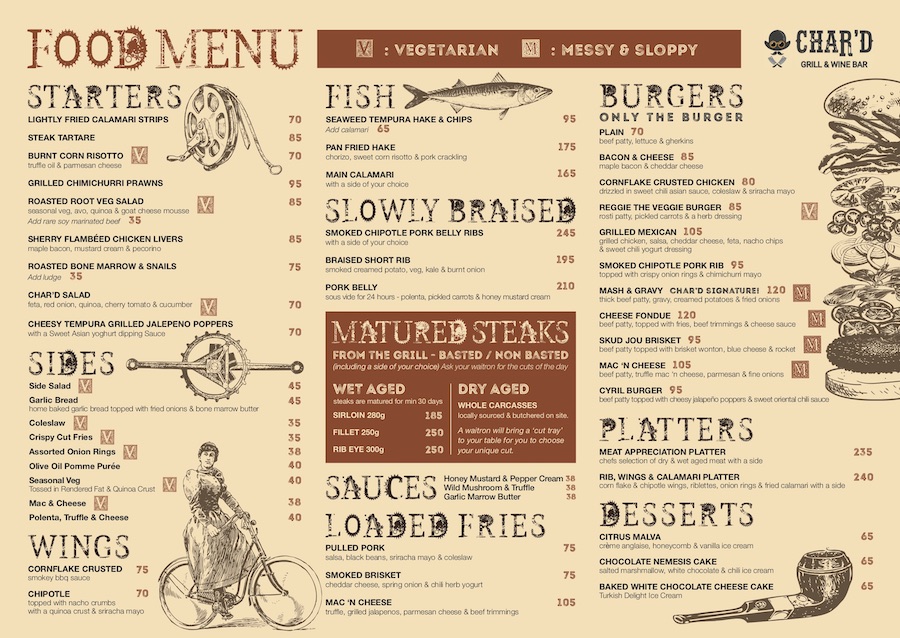 chard food menu 2020